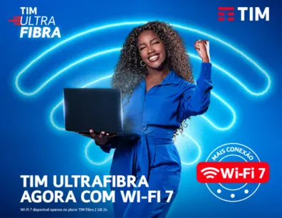 TIM Ultrafibra agora com Wi-Fi 7